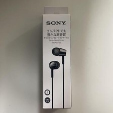 SONY MDR-EX155 B Closed Dynamic In-Ear Headphones Black From Japan