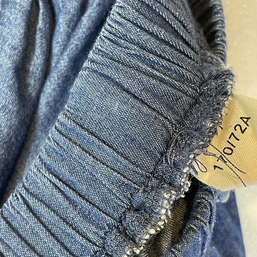 Girls Skater Skirt Cotton Denim Lace Trim Circle Hem Summer US 16 - Picture 5 of 7