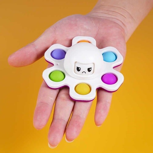OCTOPUS SPINNER SIMPLE DIMPLE GIOCATTOLO SENSORIALE NUOVO, OTTIMO REGALO - Foto 4 di 21