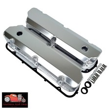 Small Block Ford Fabricated Satin Aluminum Valve Covers Sbf 289 302 351w Gaskets