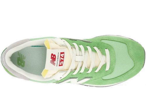 SCARPE NEW BALANCE ML574 ML U 574 UOMO DONNA NB PELLE SHOES BLU 41 42 43 44 45 - Picture 12 of 146