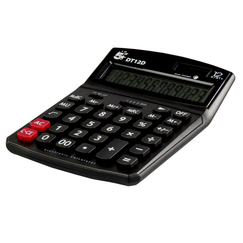 QUALITY DESKTOP OFFICE CALCULATOR 12 DIGIT DISPLAY - Picture 3 of 6