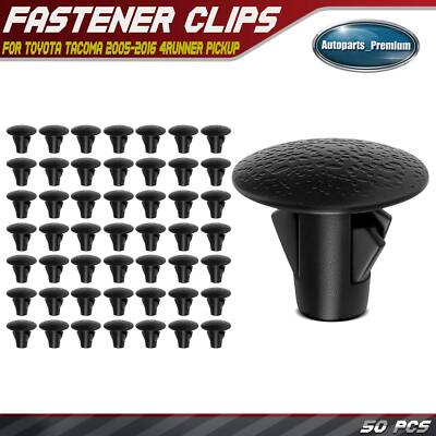 50Pcs 7mm Nylon Fender Apron Seal Clip Retainer for Toyota Tacoma 4Runner Pickup