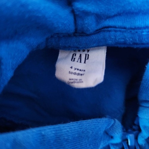 Baby Gap Logo Hoodie 4T - Bright Blue - Picture 5 of 5