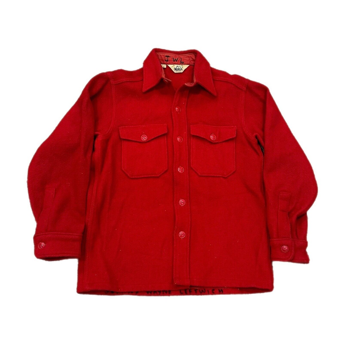 70s woolrich wool work jacket Size XL. Vintage 70s Woolrich