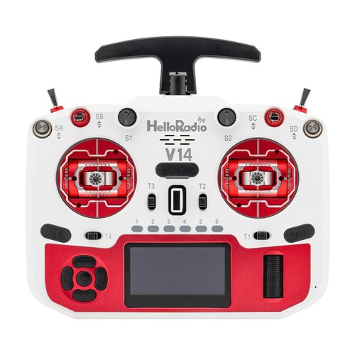 Transmisor de control remoto fuente HelloRadio V14 MAX R9 ELRS FPV para aeronaves - Imagen 7 de 10