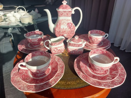 Wedgwood & Co Ltd. River Scene. Kaffeeservice 4 Person I.W - Bild 2 von 24
