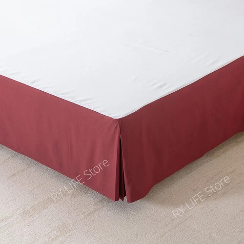 Bed Skirt Bedsheet Bed Cover Split Corners Bed Skirt Home Bed Skirt with Surface - Picture 14 of 30