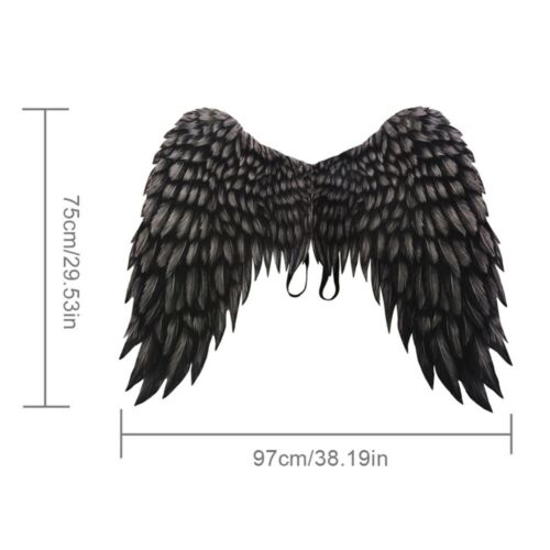 Large 3D Angel Devil Wing for Adult Nonwoven Halloween Party Cosplay Costume - Picture 6 of 14
