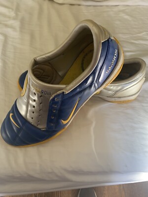 NIKE Air Zoom Total 90 III FG US12 Blue/Yellow Fútbol Botines Boca Juniors  | eBay