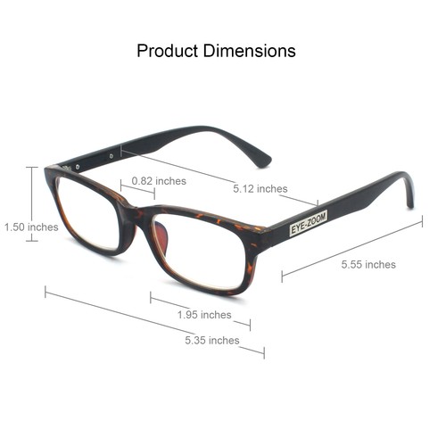 Gafas de lectura tortuga con luz LED 2 en 1 lápiz óptico capacitivo y bolígrafo - Imagen 6 de 6
