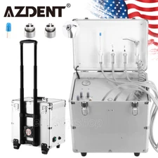 Portable Dental Delivery Unit Treatment Air Compressor Syringe Suction 4Hole CE
