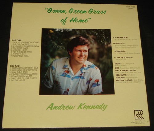 ANDREW KENNEDY - GREEN GREEN GRASS OF HOME LP - AUSSIE COUNTRY & WESTERN - Picture 2 of 2