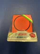 Vintage Pomtrex AM/FM Portable Radio Brand New Orange