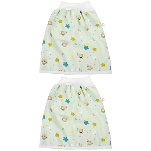 2 Pack Potty Training Bed Clothes Kid Diaper Skirt Rabbit Design Baby eBay