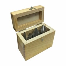 Set Of 5 Pc 1-1/4'' - 1'' HSS Single Flute Countersink Set Drilling Milling