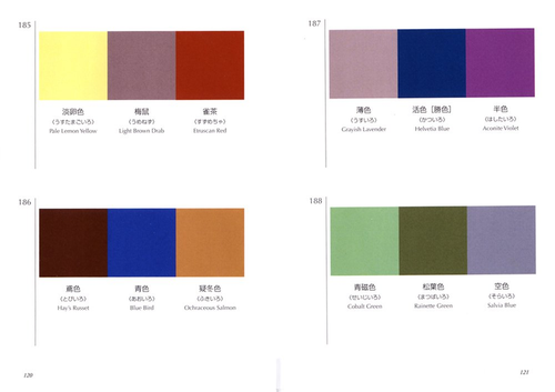 A Dictionary of Color Combinations Vol 1 (English and Japanese Edition) - Picture 6 of 12