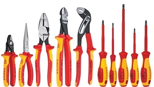 Knipex Ensemble d'outils industriels isolé avec cas dur 10 Pièces 9K 98 98 31 US