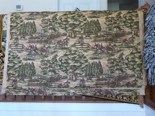 Ralph Lauren Fabric LCF19797F Toile Leighton Hunt Equestrian Fox Hunt 10.8 Yards - Picture 2 of 7