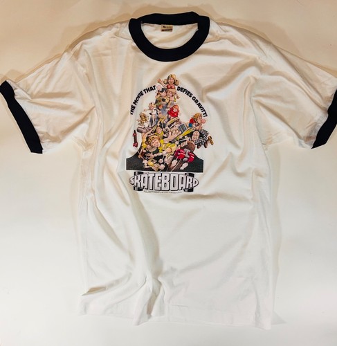 70s NOS 77 Jay Adams VTG SKATEBOARD Movie Tony Alva Dogtown zboys DS T-Shirt XL - Picture 2 of 21