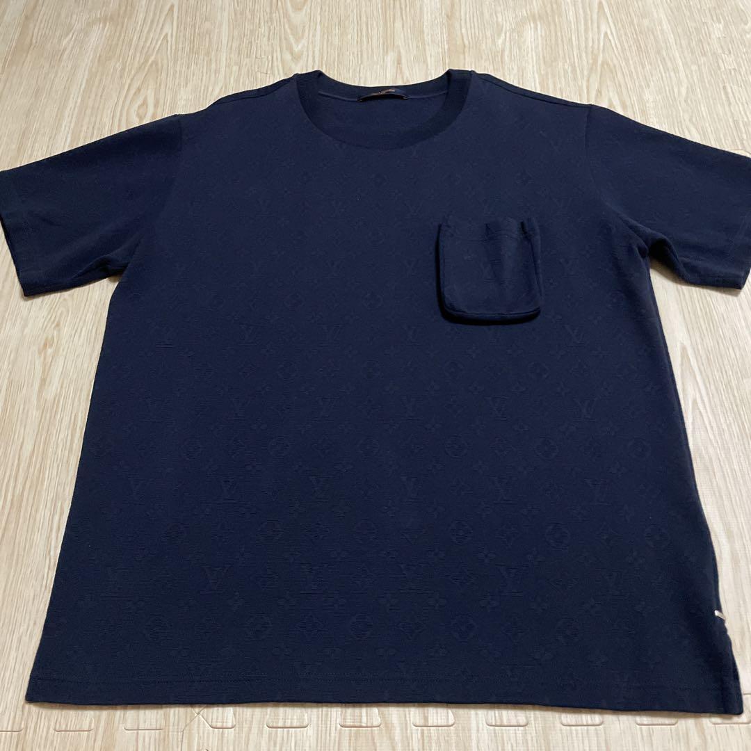 Louis Vuitton T Shirt Navy XL