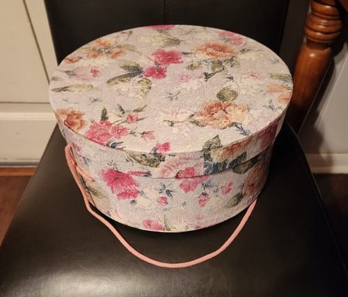 Vintage Jille' Original Feather Multicolor Cloche Hat With Hat Box.Non Smoking - Picture 2 of 6