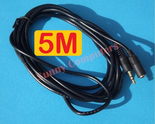 3.5mm Gold Plated Stereo Audio Extension Cable For iPod Touch Classic Nano Mini - Picture 4 of 4