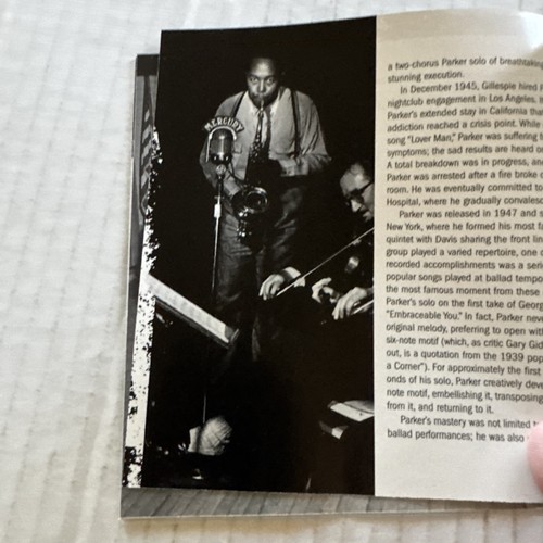 Charlie Parker-Ken Burns Jazz CD Verve pioneer BeBop Saxman Career comp - Picture 6 of 6