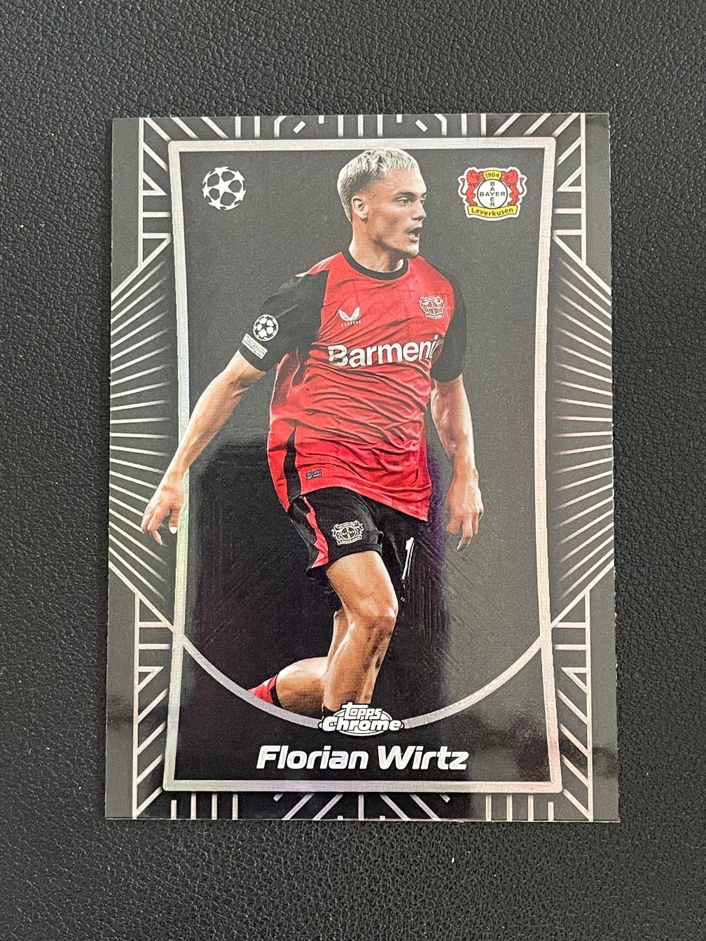 Florian Wirtz 2024-25 Topps Chrome UEFA Shadow Etch #SE-12