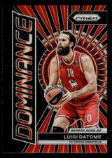 Luigi Datome 2023-24 Panini Prizm EuroLeague #9 Dominance Black #1/1