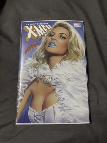 Exceptional X-Men #1 (2024) - Emma- SIGNED Mike Mayhew Red Ink- COA Included