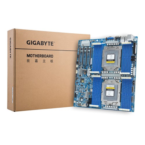 Gigabyte MZ73-LM0 Mainboard mit AMD EPYC 9754, 24x64GB 4800MHz RAM, 2x Kühler - Bild 2 von 10