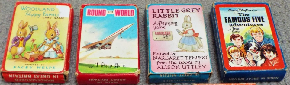 Pepys Card Games Group of Seven Vintage Cards Game (154) - Image 2 of 4