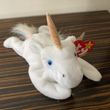 RARE TY Beanie Baby Mystic the Unicorn Plush Soft Toy Retired 1993-94 Tag New