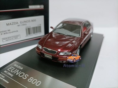 Hi Story 1:43 Mazda Limousine Modell Mazda Eunos 800 MC 1993 metallic rot