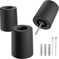TüRstopper Boden Aus Gummi - BodentüRstopper Ø 40 Mm X 50 Mm Zum Schrauben - Zuv