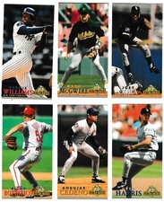 1994 Fleer Extra Bases Baseball TALL Lot of 10 NM! McGIRE, B WILLIAMS
