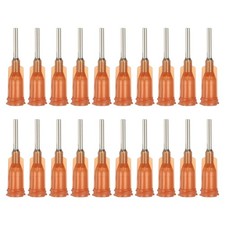 Aghi dosatori 15G, 52PCS punta smussata 1/2 in, marrone scuro per