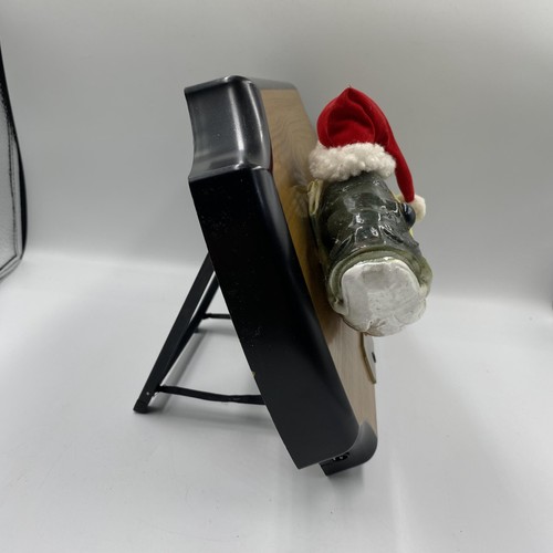 Vintage Big Mouth Billy Bass Singing Fish 1999 Gemmy Christmas Hat Wall Decor Pl - Picture 2 of 12