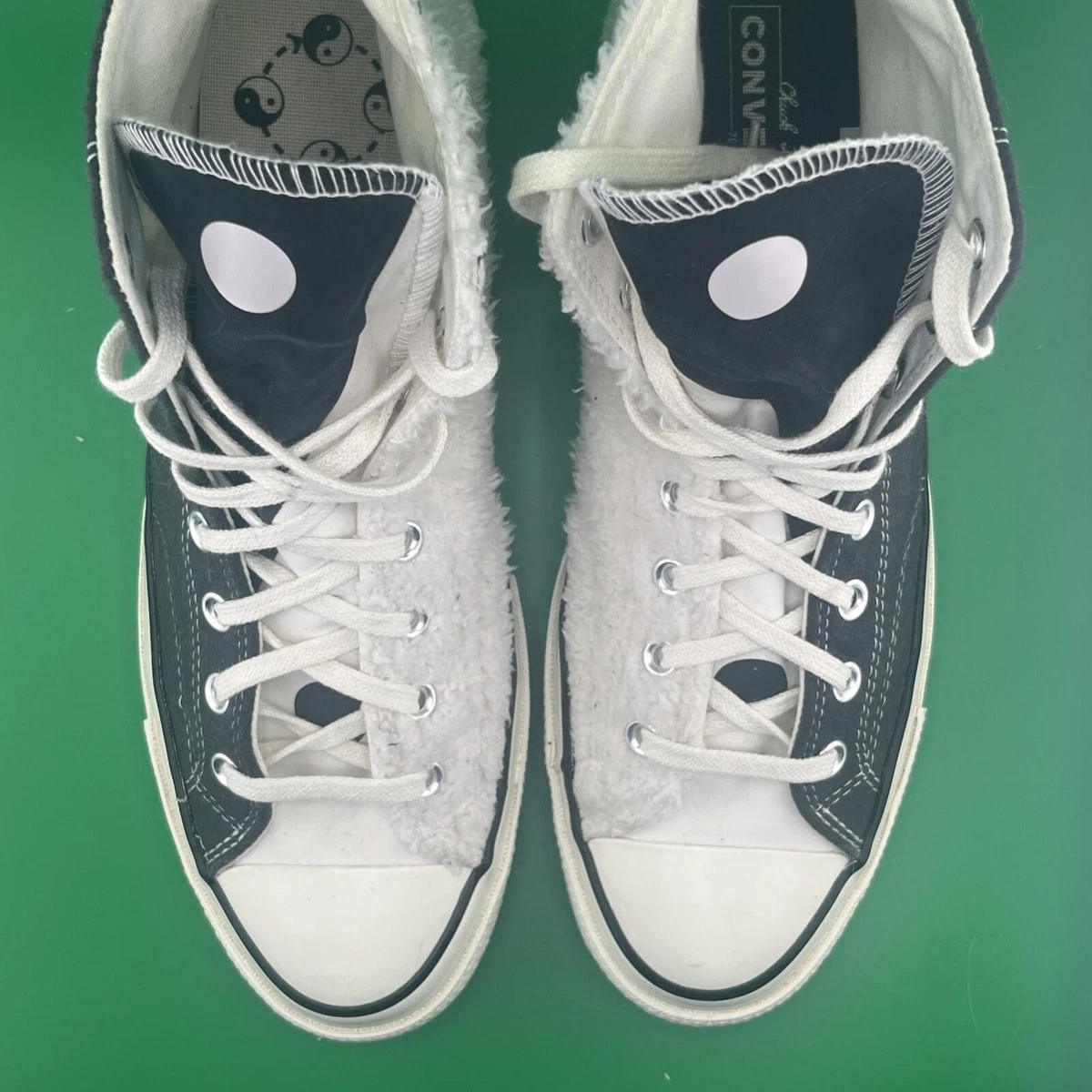 Converse Chuck Taylor All Star 70 Yin Yang High Top Men\'s 10 173099C Sherpa Converse Chuck 70 Hi  main image 3