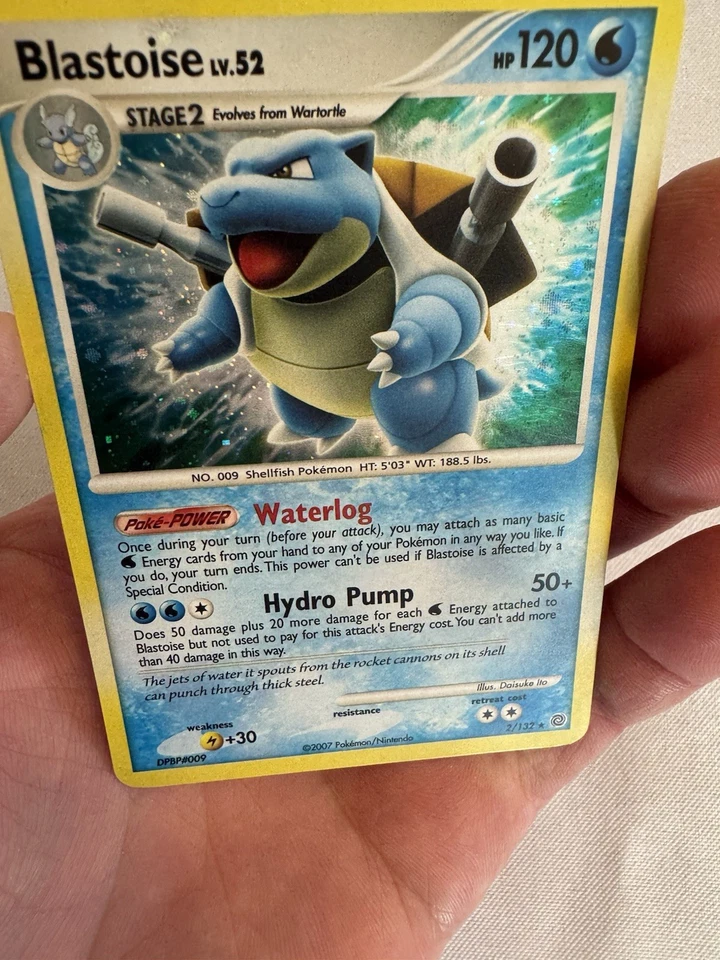 2007 Pokemon - Blastoise Holo Rare Diamond & Pearl Secret Wonders 2/132 Nintendo - Image 4 of 4