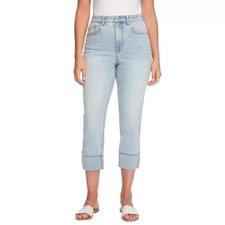 Frye Women's High Rise Cuffed Jean, Stevie Wash, Size 8/29, NWT