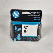 HP 67 Black Original Ink Cartridge, 120 pages, 3YM56AN 140