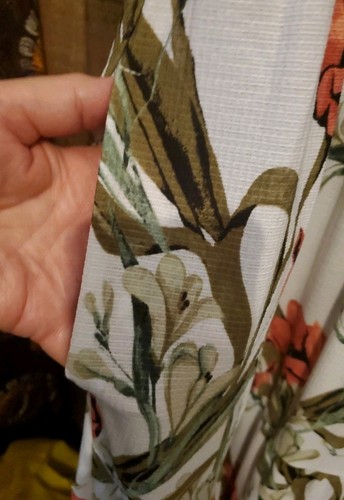 Cato Blumen Stufen Maxikleid mit Taschen Boho Bauer fließend schulterfrei XL - Bild 7 von 13