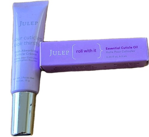 Julep Fast-Absorbing Cuticle Creme 0.5 oz/15g & Essential Cuticle Oil .28 New - Picture 1 of 2