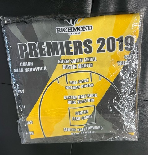 RICHMOND PREMIERS 2019 TEAM LINEUP Replica Guernsey Jumper M Vintage NEW - Picture 7 of 12