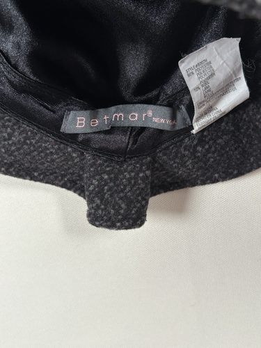 BETMAR New York Ella Cloche Bucket Hat Confetti Wool Blend Bow Accent Short Brim - Picture 8 of 9