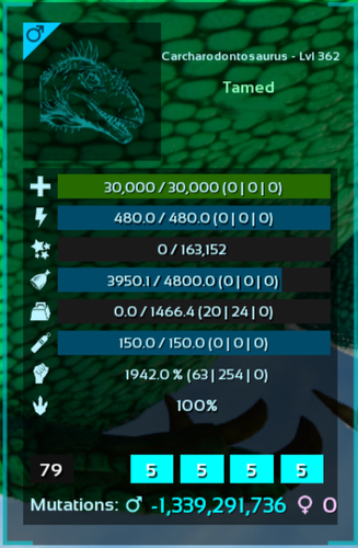 🔥ARK Survival Ascended PvE Nuevo Top Stats Carcha 1942m PC/XBOX/PS5 ASA Carchar - Imagen 11 de 21