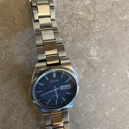 Seiko Automatic 6309-9000 Day/Date Vintage Men’s Watch Has Scratches (Read) - Picture 5 of 14
