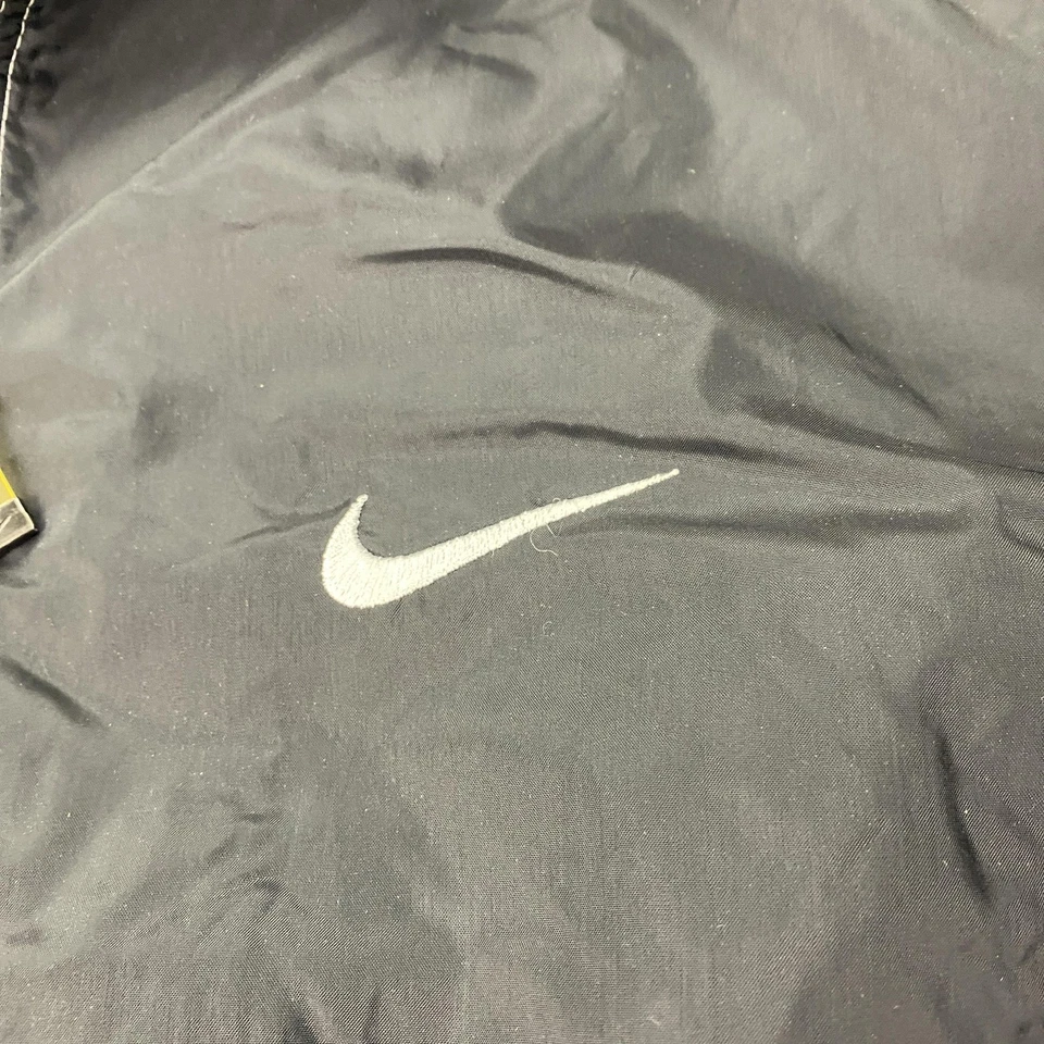 Jaqueta Nike Vintage Masculina Média Preta Verde Branca Colorblock Windbreaker Anos 90 - Imagem 3 de 4